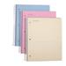 Mintra Office Durable Spiral Notebooks 1 Subject 19148 (Spring Pink Sun Yellow Arctic Ice College Ruled 3pk)