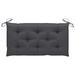 Tomshoo Garden Bench Cushion Anthracite 39.4 x19.7 x2.8 Fabric