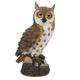 BESTONZON Resin Garden Owl Statue Garden Owl Decor Outdoor Garden Decor Owl Ornament