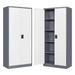 STANI Home Office Storage Cabinet with Shelves and Doors Metal Utility Cabinets with 2 Locking Doors and 5 Shelves Tall Steel Locker Cabinets or Garage Kithen Pantry and Classroom