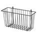 Honey-Can-Do Steel Wire Shelf Accessory Basket Black