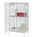 Nexel Industries SU2448Z Security Shelving Unit with 2 in. Square Grid Mesh- Poly-Z-Brite - 24 x 48 x 66 in.