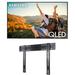 Samsung QN85Q80CAFXZA 85 4K QLED Direct Full Array with Dolby Smart TV with a Sanus LL11-B1 Super Slim Fixed-Position Wall Mount for 40 - 85 TVs (2023)
