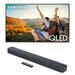 Samsung QN55QN90CAFXZA 55 Inch Neo QLED Smart TV with 4K Upscaling with a JBL BAR-300 5.0ch Soundbar with MultiBeam Sound and Dolby Atmos (2023)