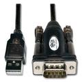 Tripp Lite Usb-A To Serial Adapter Cable Db9 (m/m) 5 Ft. Black | Order of 1 Each