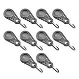 Honrane 10Pcs Tent Clip Windproof Waterproof Detachable Stable Fixed Tent Outdoor Camping Hiking Tent Clip Outdoor Camping