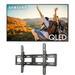Samsung QN50Q80CAFXZA 50 4K QLED Direct Full Array with Dolby Smart TV with a Sanus VMPL50A-B1 Tilting Wall Mount for 32 -85 Flat Screen TVs (2023)