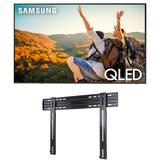 Samsung QN85Q70CAFXZA 85 QLED 4K Quantum HDR Dual LED Smart TV with a Sanus LL11-B1 Super Slim Fixed-Position Wall Mount for 40 - 85 TVs (2023)