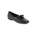 Women's The Emili Ballet Flat by Comfortview in Black (Size 7 M)