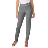 Plus Size Women's Stretch Denim Skinny Jegging by Jessica London in Grey Denim (Size 26 W) Stretch Pants