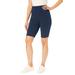 Plus Size Women's Pocket Bike Short by Woman Within in Navy (Size M)