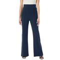 Plus Size Women's Secret Solutions™ Tummy Taming Wide-Leg Knit Pant by Woman Within in Navy (Size 18/20)