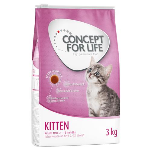 3kg Kitten Concept for Life Dry Cat Food