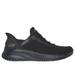 Skechers Women's Slip-ins: BOBS Sport Squad Chaos Sneaker | Size 9.5 Wide | Black | Textile/Synthetic | Vegan | Machine Washable