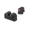 Night Fision Optics Ready Stealth Lower 1/3rd Night Sight Set Glock 17/19/34 w/ RMR/507c/SRO/ACRO Orange Front Black GLK-001-330-353-OGZG