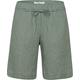 BRAX Damen Style Mel B Bermuda Pure Linen Jeans Shorts, Matcha, 34W / 32L EU