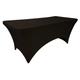 Nappe extensible pour table rectangulaire noir - noir