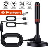 FNNMNNR TV Antenna for Digital TV Indoor 120+ Miles Range HDTV Antenna Digital Indoor HDTV Antenna with Switch Amplifier Signal Booster 16FT Cable