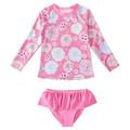 Toddler Girls Summer Swimsuit Long Sleeve Two Piece Baby Swimsuit Children s Swimsuit Suit Girls Summer Swimsuit Separate Swimsuit Kids Swimsuit