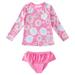 Toddler Girls Summer Swimsuit Long Sleeve Two Piece Baby Swimsuit Children s Swimsuit Suit Girls Summer Swimsuit Separate Swimsuit Kids Swimsuit