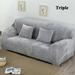 Ultra Thick Velvet Elastic STRETCH SOFA COVERS Slipcover Protector 1/2/3/4Seater