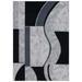 SAFAVIEH Odyssey Earleen Modern Area Rug Ivory/Grey Black 8 x 10