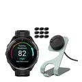 Garmin Forerunner 965 GPS Running Smartwatch (Black) with Charger Stand Bundle