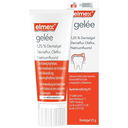 Elmex – gelée Zahnpasta zum Schutz vor Karies und Zahnschmerzen Zusätzliches Sortiment 025 kg