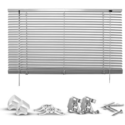 Jalousie GOOD LIFE "Matti" Gr. 30, silber (silberfarben, silber, weiß), B:65cm H:130cm, Jalousien, Klemmfix-Jalousie aus Aluminium Image
