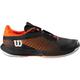 WILSON Herren Tennisoutdoorschuhe KAOS SWIFT 1.5 Bk/PHANTOM, Größe 43 ⅓ in Black/Phantom/Shocking Orange