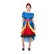 Smiffys Deluxe-Kostüm, Künstlerin Frida, Damen, mit Kleid & Stirnband