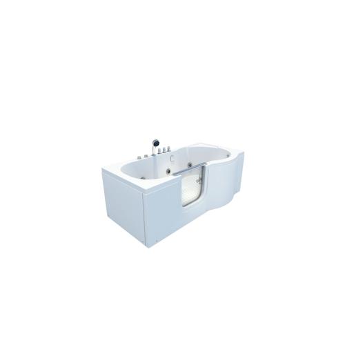 Seniorenwanne mit Tür Whirlpool S12-TH-WP-L Badewanne 170x85cm