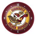 Maroon Minnesota Golden Gophers Mascot Modern Disc Wall Clock