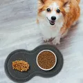 Tapis d'Alimentation Imperméable et Antidérapant pour Chien Article pour Chiot Napperon avec