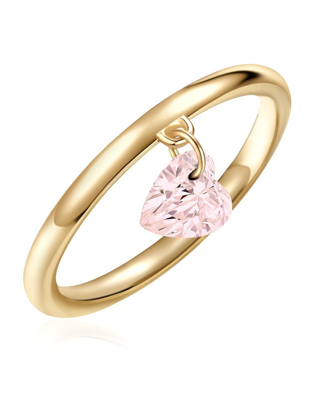 Glanzstücke München Silberring Damen gold, 56 Image