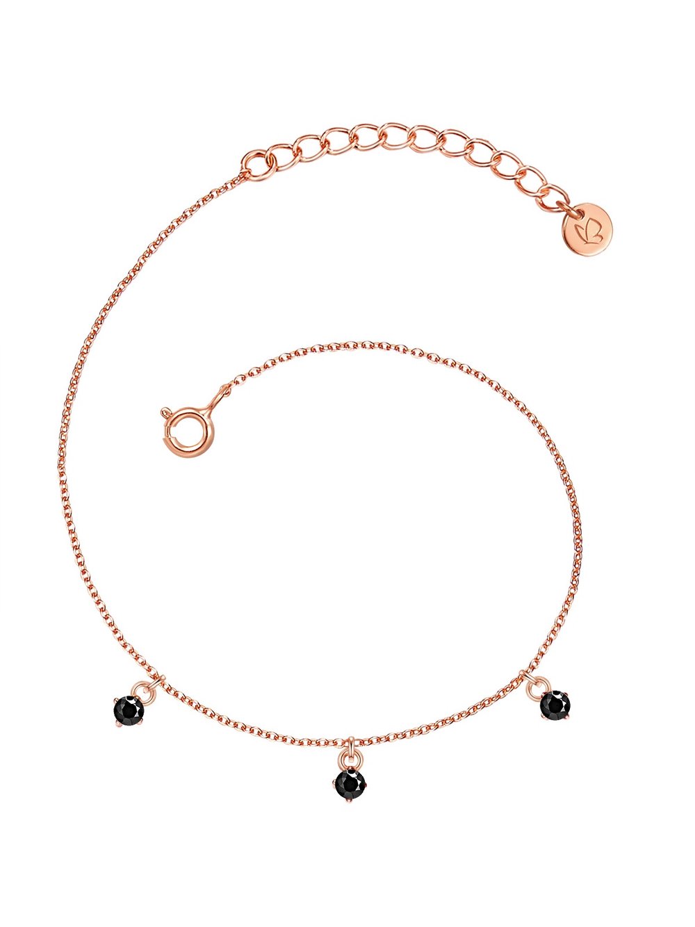 Glanzstücke München Silberarmband Damen roségold, ONE SIZE