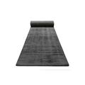 Tapis de couloir à poil ras effet soie anthracite 80x400