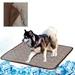 Pet Cooling Mat for Dogs Cats-Ice Silk Dog Cooling Mats Summer Dog Cooling Pads Dog Crate Mat Cat Cooling Mat Portable & Washable Pet Cooling Blanket for Kennel/Sofa/Bed/Floor/Car Seats