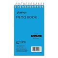 3PK Ampad Memo Books Narrow Rule 3 x 5 White 50 Sheets (25093)