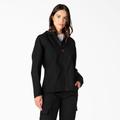 Dickies Women's Waterproof Rain Jacket - Black Size XL (SJF101)