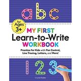 Pre-Owned My First Learn-To-Write Workbook: Practice for Kids with Pen Control Line Tracing Letters and More! (My First Preschool Skills Workbooks) Paperback