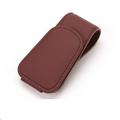 TUTUnaumb Sunglass Holder For Car Magnetic Leather Sunglass Clip For Car Visor Sunglasses Holder For Car Visor Glasses Holder For Car Sunglass Holder Suitable For Gla Storage Containers-Wine