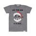 Men's Ask Your Mom If I'm Real Tee (Grey)