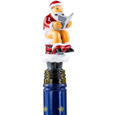 Santa Pooping Wine Stopper