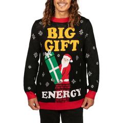 Men's Big Gift Energy Ugly Christmas Sweater