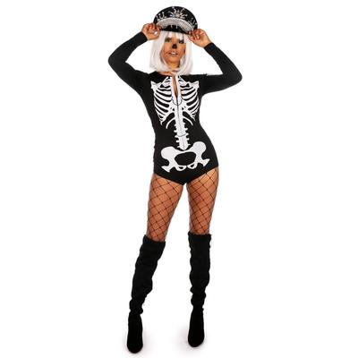 Sexy Skeleton Bodysuit Costume