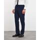 Navy Reg Fit Suit Trouser L with Stretch