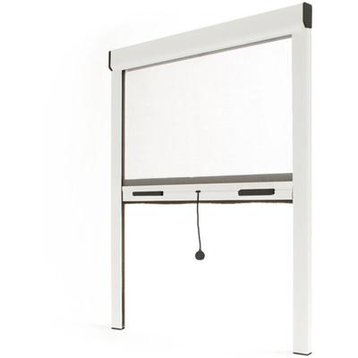 Insektenschutzrollo für Fenster - B 1250 mm x H 1600 mm - Aluminium - weiß - zuschneidbar Image