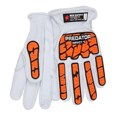 PREDATOR PD43612M Leather Gloves, Cut Level A9 ,M 1 PR