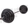 Rubber Quad-Grip Olympic Plate Set (255 Lbs.)